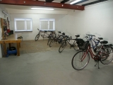 Bicycle and motorbike shed