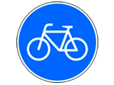 Logo Schild Fahrrad